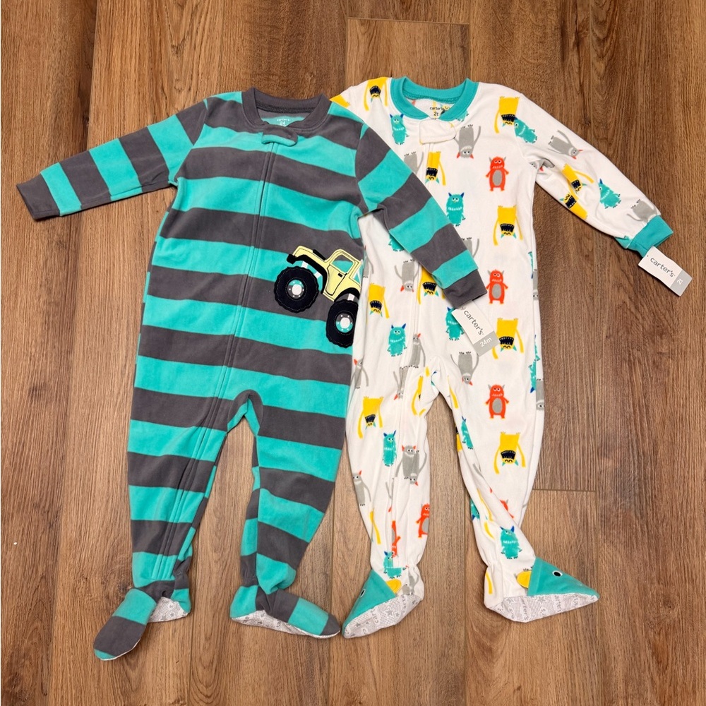 NWT Carter’s Fleece Sleeper Boys Bundle 24m/2T